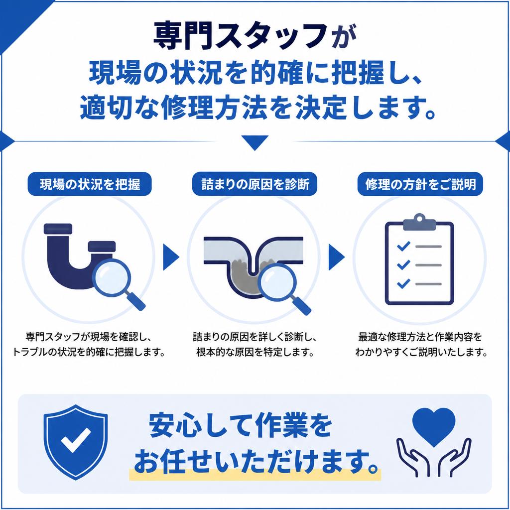 専門スタッフによる徹底調査