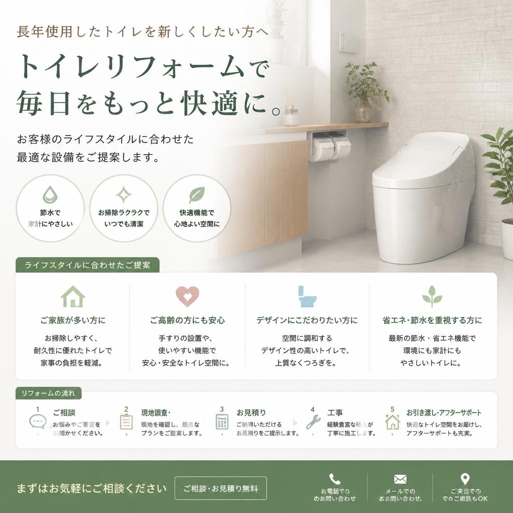 リフォームにも対応