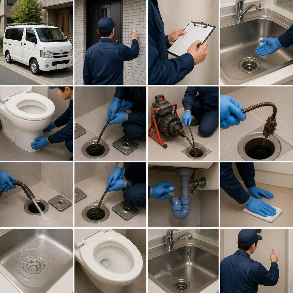 トイレ詰まり解消の具体的な流れ
