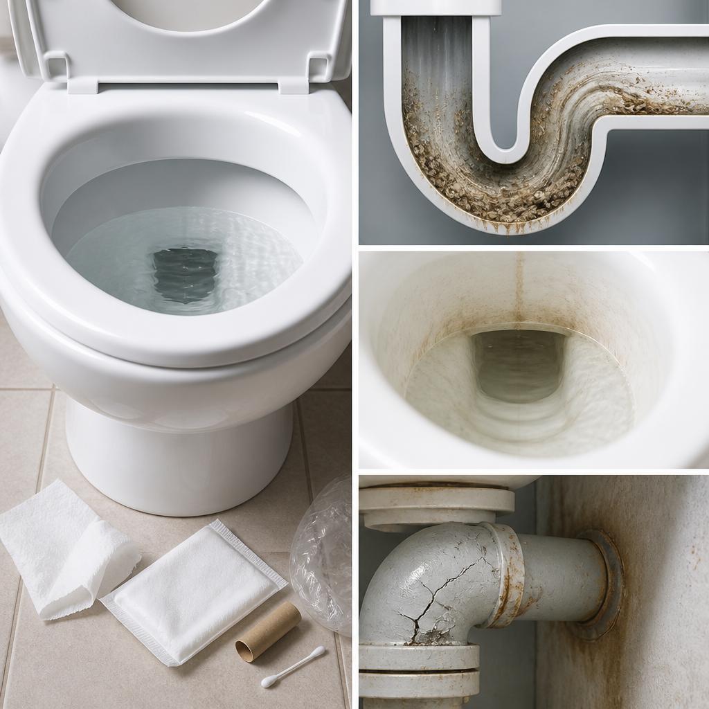 トイレ詰まりの原因と主要な症状