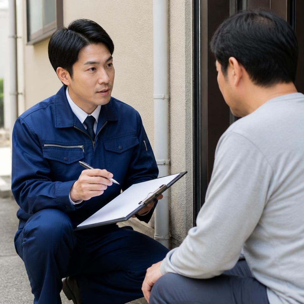 丁寧な現場確認と無料見積り
