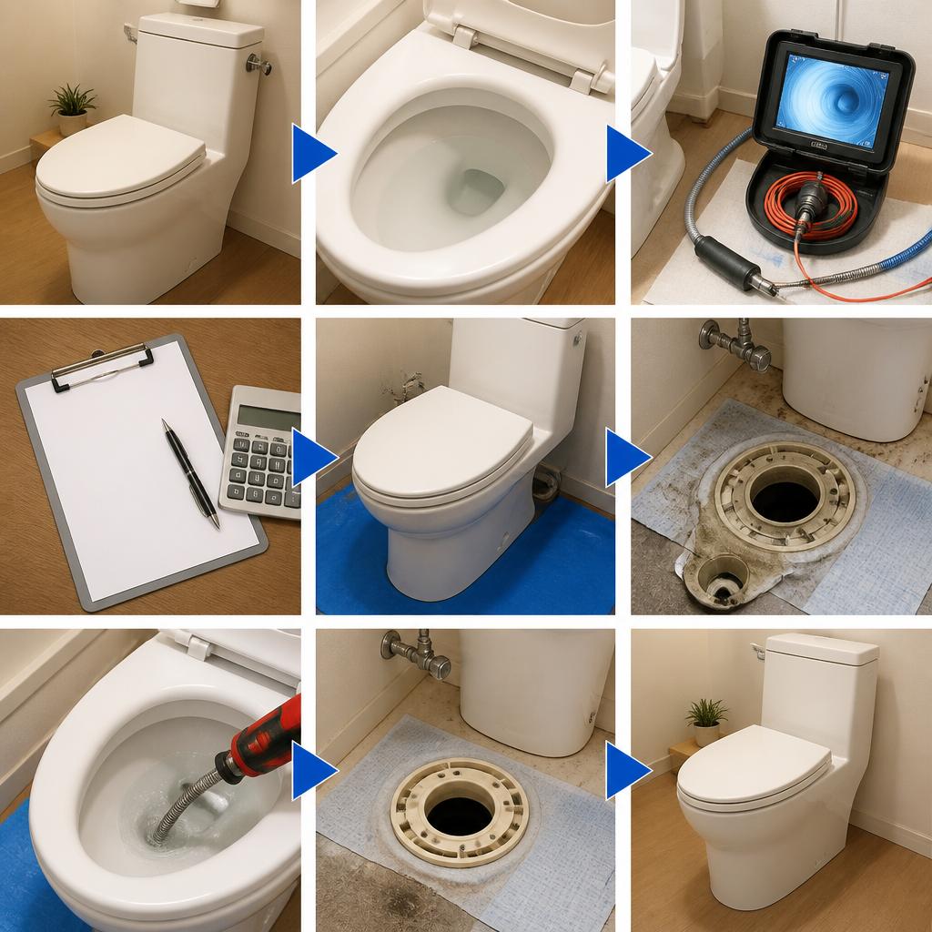 ダッシュ水道の修理プロセス