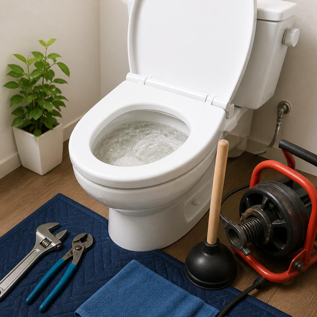 川口市のトイレ詰まり、迅速対応します！