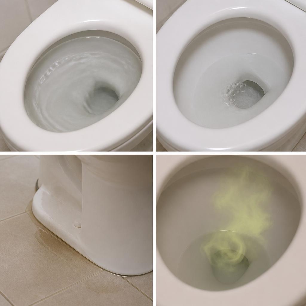 トイレ詰まりのサイン