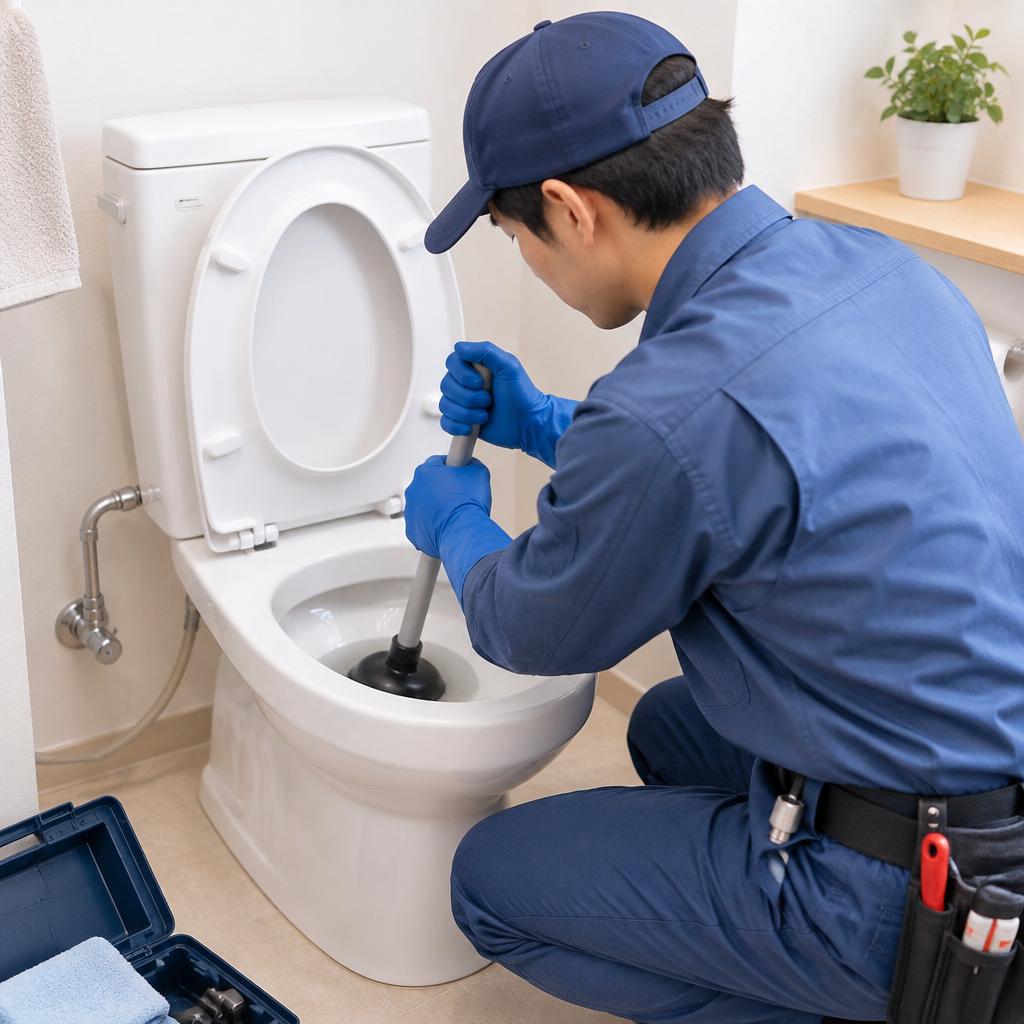 川口市のトイレ詰まり、最短即日で駆け付けます！原因を見極め、納得のお見積もりから丁寧に対応。水が流れない・水位が上がるなどのトラブルは、ダッシュ水道へご相談ください。