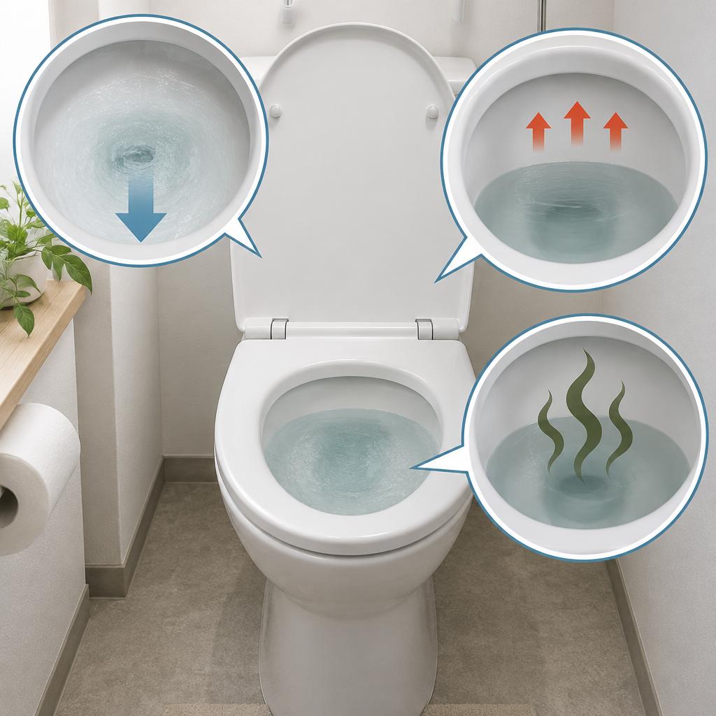 その症状、トイレ詰まりのサインかもしれません