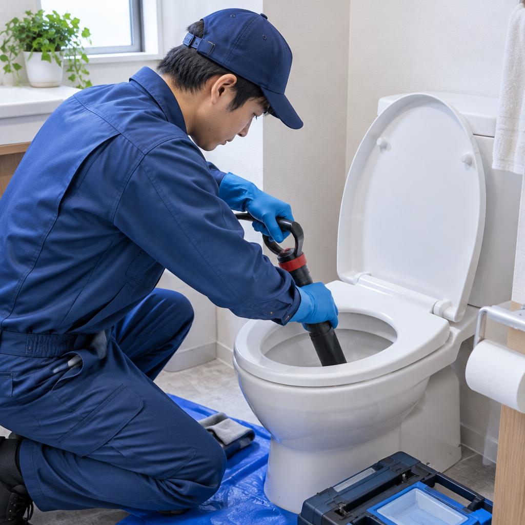 川口市のトイレ詰まり、最短即日で駆け付け！原因を見極め、納得のお見積り後に修理します。