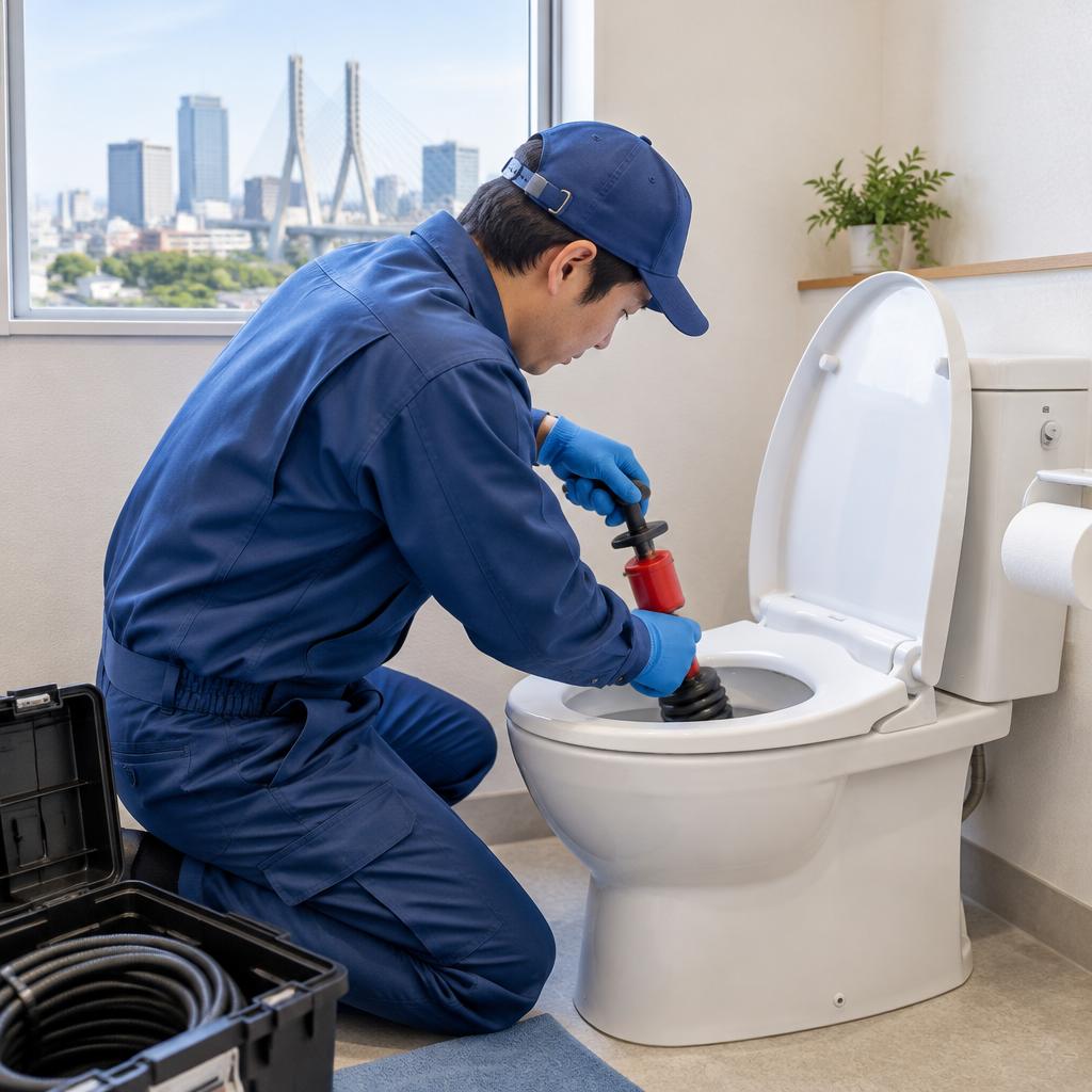 川口市のトイレ詰まり、突然のトラブルも最短即日で駆け付け！原因を見極め、納得の無料見積りで安心の水道修理
